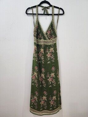 Anna Sui Vintage Silk Halter Dress